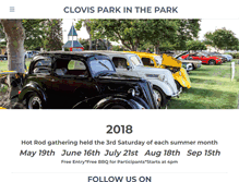Tablet Screenshot of clovisparkinthepark.com